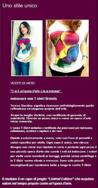 TERESA GIARDINA SOGNATRICE, FA PARTE DEL MOVIMENTO, PRESENTA LE SUE OPERE. TERESA GIARDINA SOGNATRICE, FA PARTE DEL MOVIMENTO, PRESENTA LE SUE OPERE.