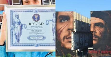 Jorit è nei Guinnes World Record: ha realizzato il murale più grande del mondo Jorit è nei Guinnes World Record: ha realizzato il murale più grande del mondo