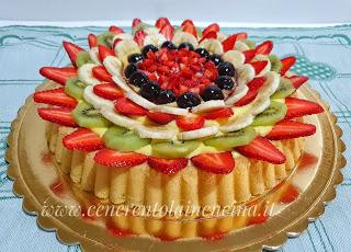 Crostata morbida con frutta fresca. Crostata morbida con frutta fresca.