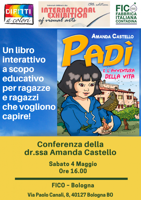 Amanda vi aspetta alla XV Esposizione Internazionale Arti Figurative Diritti a Colori Locandina Padi_FICO_4 maggio