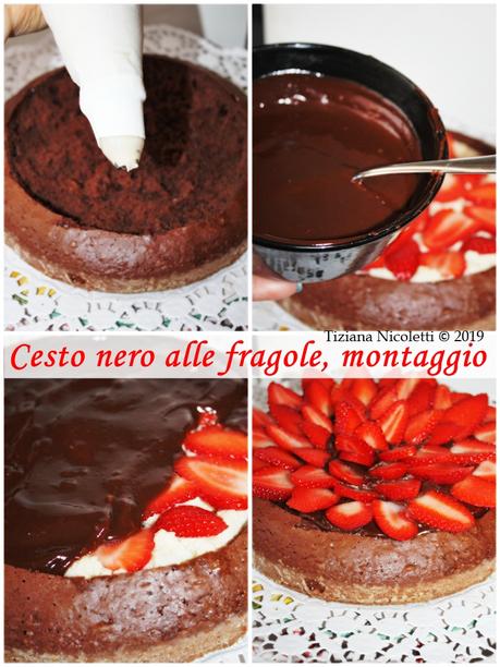 Cesto nero alle Fragole Cesto nero alle Fragole