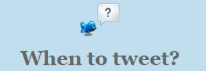 WhenToTweet: Scopri il miglior momento della giornata per Tweettare