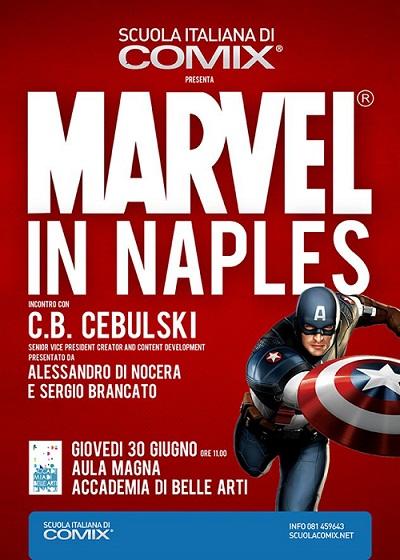 Napoli ospita la Marvel! Cebulsky alla Scuola Italiana di Comix