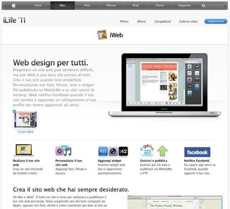 Steve Jobs tramite una mail conferma che iWeb chiuderà i battenti!!