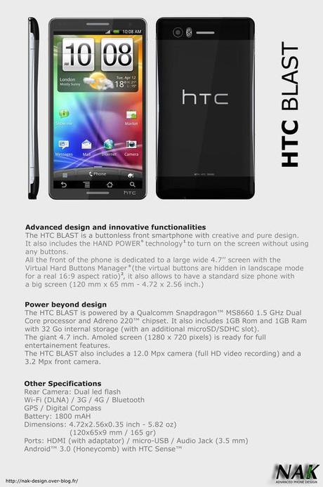 HTC Blast, nuovo concept da XDA