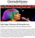 Europride 2011 e Lady Gaga: la notizia in rete