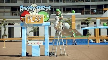 Angry Birds a Barcellona per T-Mobile