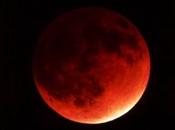 Mercoledi’ sera: luna rossa spettacolare