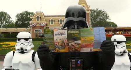 A Disneyland fa pubblicità... Darth Vader.