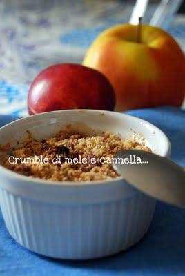 Crumble di mele e cannella