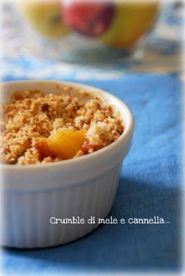 Crumble di mele e cannella