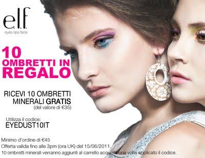 e.l.f. OFFERTA SPECIALE 10 ombretti in regalo