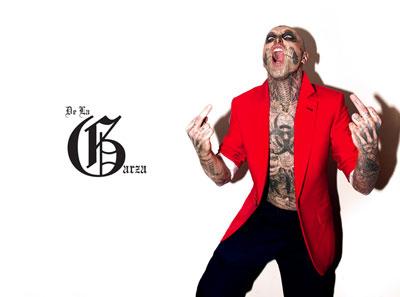 Rick Genest per De La Garza SS2011 lookbook