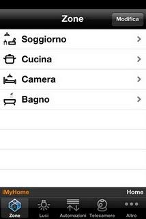 L'app iMyHome per il controllo domotico della vostra abitazione.