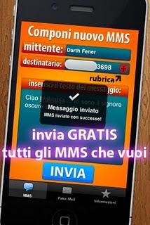 MMS Infiniti + FakeMail per iPhone.