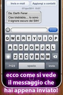 MMS Infiniti + FakeMail per iPhone.