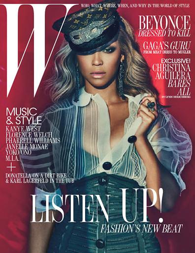 BEYONCE KNOWLES / W MAGAZINE COVER