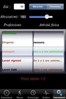 Calcola il tuo peso ideale con l'app ''Peso Ideale'' Calcola il tuo peso ideale con l'app ''Peso Ideale''