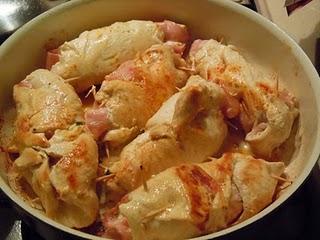 Involtini di Pollo ripieni di prosciutto e formaggio [Light]