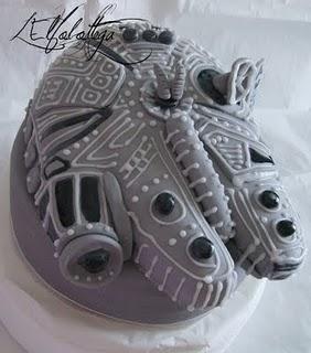 Millenium Falcon cake/ torta Millenium Falcon Star Wars