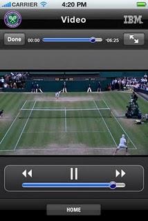 L'app ufficiale di Wimbledon 2011.