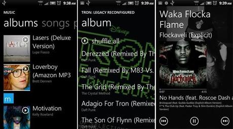 ubermusic1 Lettore Musicale in stile Windows Phone 7 per Android: UberMusic