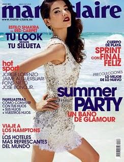 Sheila Marquez in Dolce & Gabbana su Marie Claire Spain luglio 2011