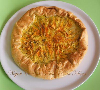 Torta di fiori di zucca