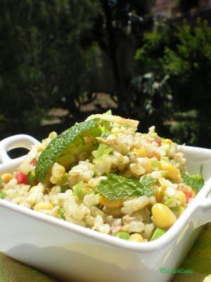 Insalata di riso Integrale con Verdure e Tonno Rosso