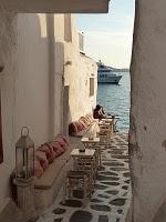 Classical music at sunset in Mykonos