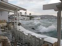 Classical music at sunset in Mykonos