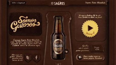 Sagres, il primo website fatto di cioccolato