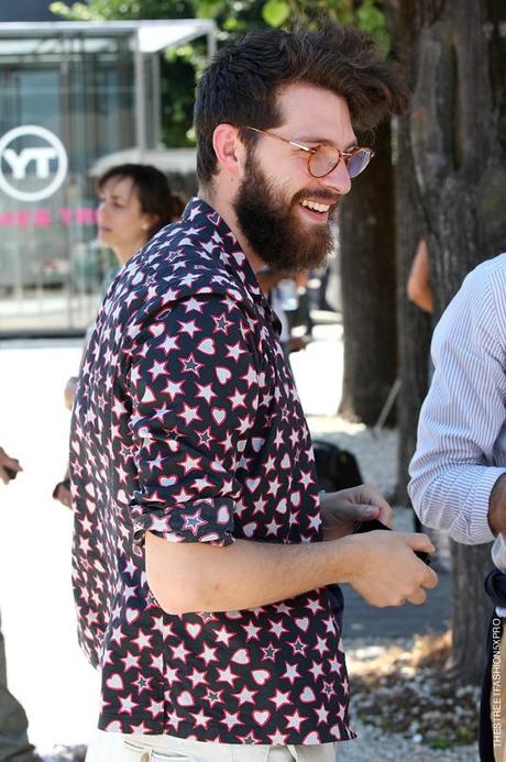 In the Street...Stars and Stripes...Pitti Immagine Uomo, Florence