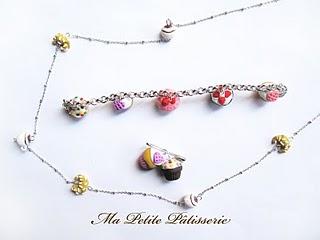 bracciali, collana, spilla, orecchini, anello 0 calorie, ciondoli