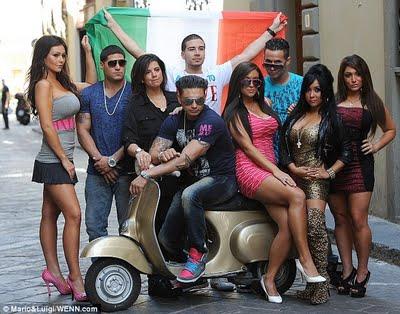 Jersey Shore ultime ore: foto di gruppo a Firenze prima delle partenze