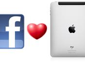 Ufficiale Facebook iPad poche settimane Apple Store