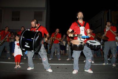 la Large Street Band che ha suonato a Pinocchio in strada