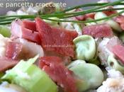 Insalata Merluzzo, Fave pancetta croccante