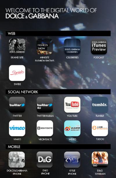 Dolce & Gabbana configures entire digital strategy on Facebook tab