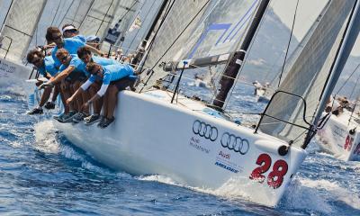 BRONTOLO IN TESTA ALLE AUDI SAILING SERIES MELGES 32