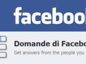Nuova funzione “Domande Facebook”