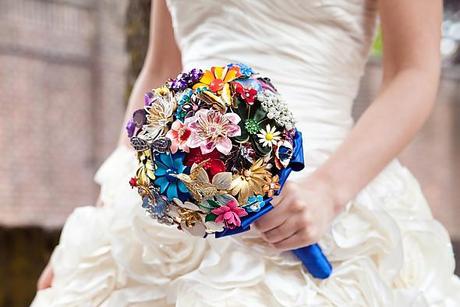 Vintage  brooch bouquet