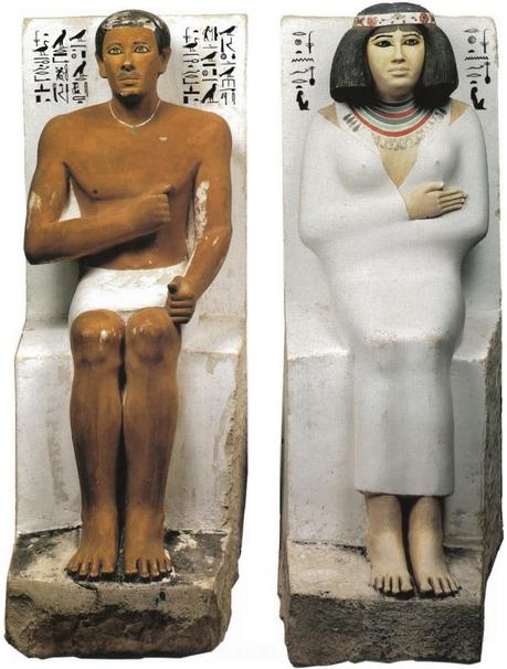 Rahotep e Nofret, arte funeraria egizia Rahotep e Nofret