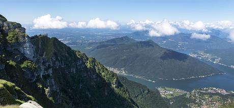 Raccontare la Svizzera. La nuova guida del Touring Club Il panorama dal Monte-Generoso con il Lago di Lugano sullo sfondo