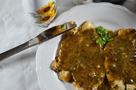 Fettine di pollo con crema al gorgonzola Fettine di pollo con crema al gorgonzola