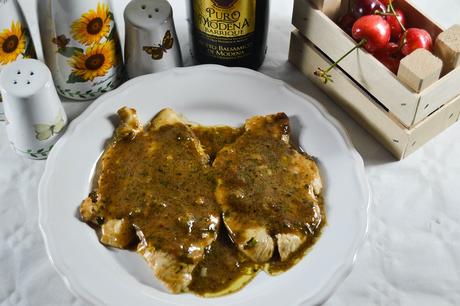 Fettine di pollo con crema al gorgonzola Fettine di pollo con crema al gorgonzola