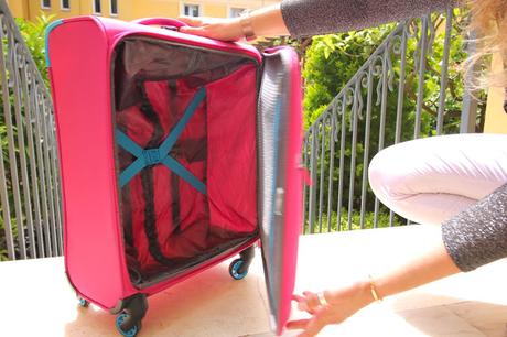 Il mio nuovo trolley fucsia di Valigeria Roncato Il mio nuovo trolley fucsia di Valigeria Roncato