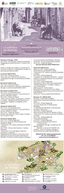 SETTIMANA DEL MERLETTO AD OFFIDA 2019 SETTIMANA DEL MERLETTO AD OFFIDA 2019