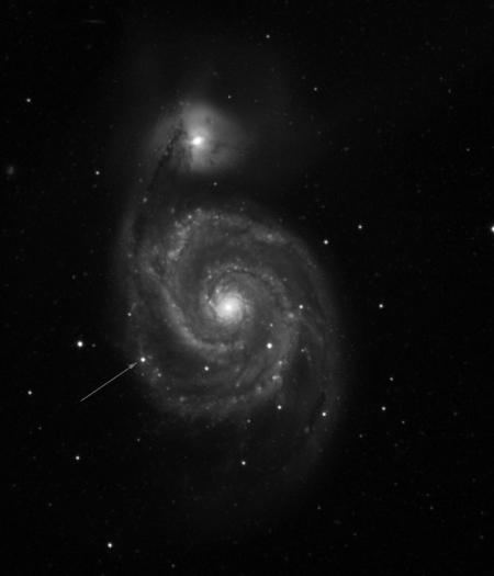 Supernova in M51