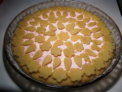 Una crostata tutta rosa per Alice Ginevra